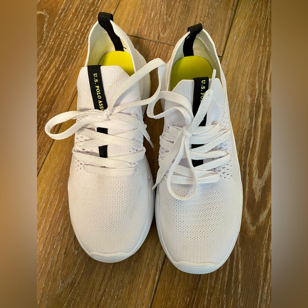 U.S. Polo Assn. Shoes White/Yellow W8
